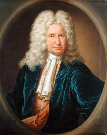 Portrait of Matthias Lutken (1652-1722) à Anton Paulsen