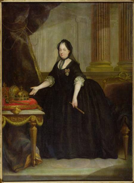 Maria Theresa (1717-80) Empress of Austria à Anton von Maron