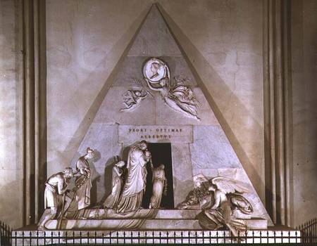 Tomb of the Archduchess Maria Christine Habsburg-Lothringen (1742-98), favourite daughter of Empress à Antonio  Canova