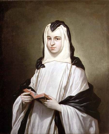 Portrait of a nun à Antonio Gonzalez Ruiz