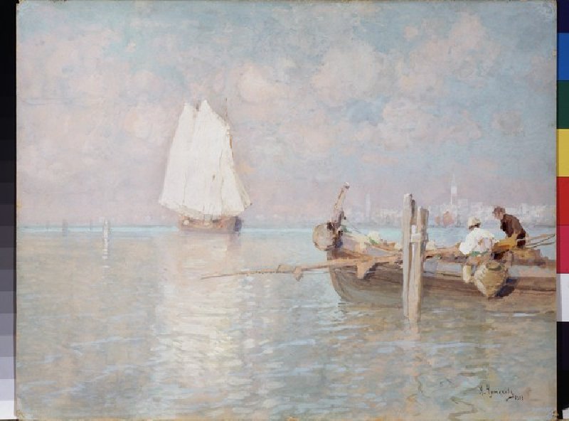 The Bay of Venice à Arkadi Afanasyevich Chumakov