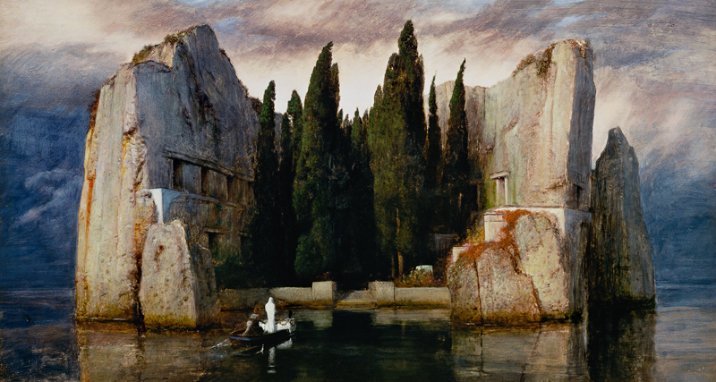 L'île des morts (III  version) à Arnold Böcklin
