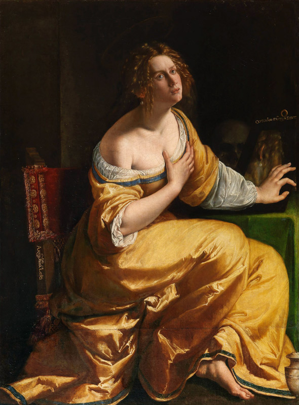 Self-Portrait as Mary Magdalene à Artemisia Gentileschi