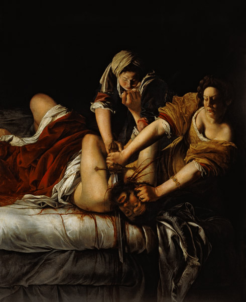 Judith décapite des Holoferns à Artemisia Gentileschi