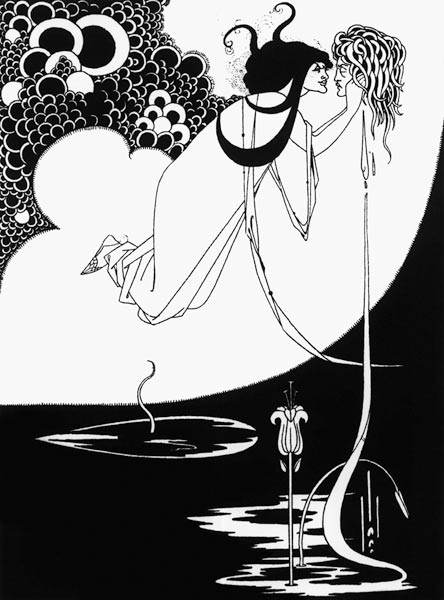 Illustration for Salome by Oscar Wilde à Aubrey Vincent Beardsley