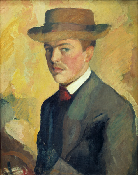 Autoportrait d'Auguste Macke