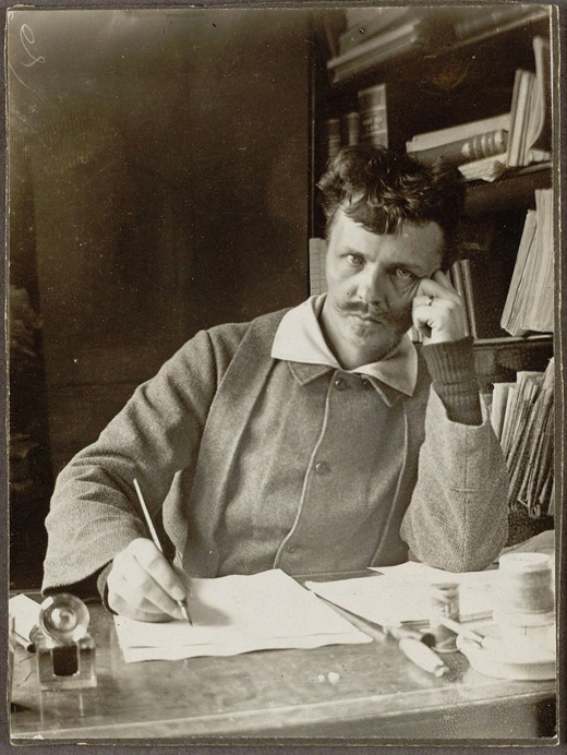 Self-Portrait à August Strindberg