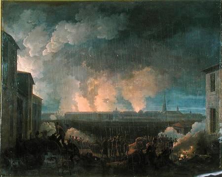The Bombardment of Vienna by the French Army à Baron Louis Albert Bacler d'Albe