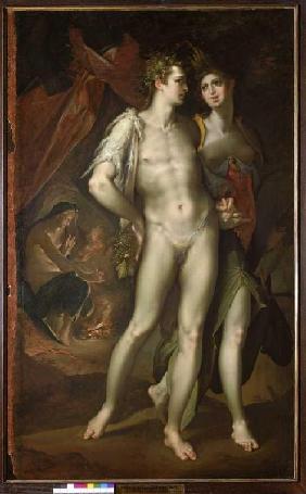 Bacchus et Ceres quittent Venus