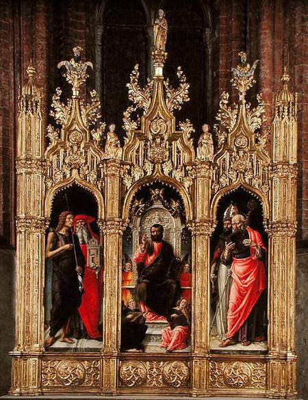 Triptych of Saint Mark à Bartolomeo Vivarini