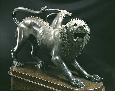 Chimaera of Arezzo or the Chimaera wounded à Bellerophon