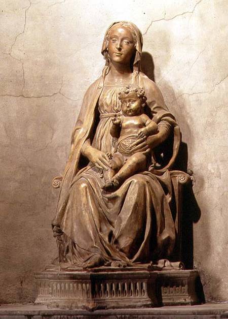 The Madonna of the Olives, detail of a tabernacle à Benedetto da Maiano & Giuliano da Maiano