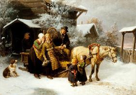 Leaving Home (Dalecarlian Scene)