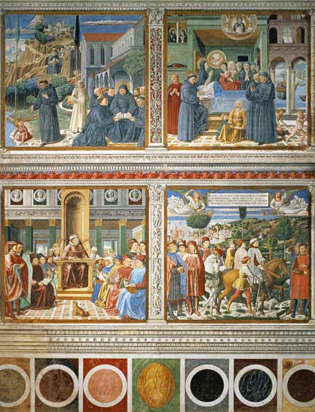 Life of St. Augustine à Benozzo Gozzoli