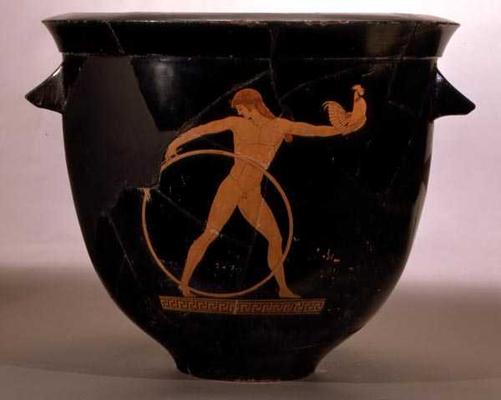 Attic red-figure bell krater depicting Ganymede, Greek, c.500-480 BC (pottery) à Berlin Painter