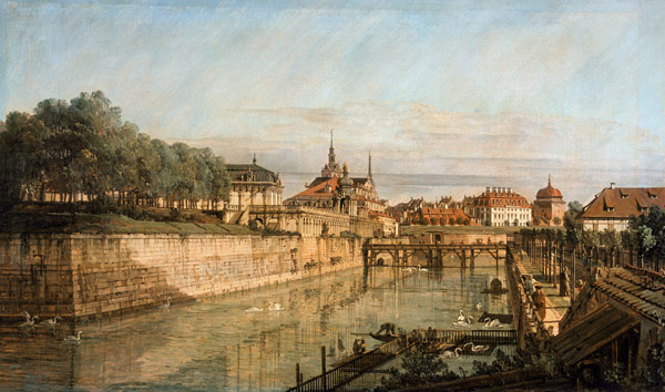 Dresden , Zwinger Moat à Bernardo Bellotto