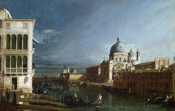 The Molo Looking West with the Doges' Palace in the Distance à Bernardo Bellotto