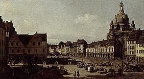 La place de marché à Dresde du Moritzttrasse