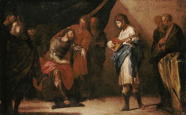 David joue avant des Saul