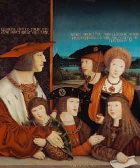 Portrait of Emperor Maximilian I with His Family