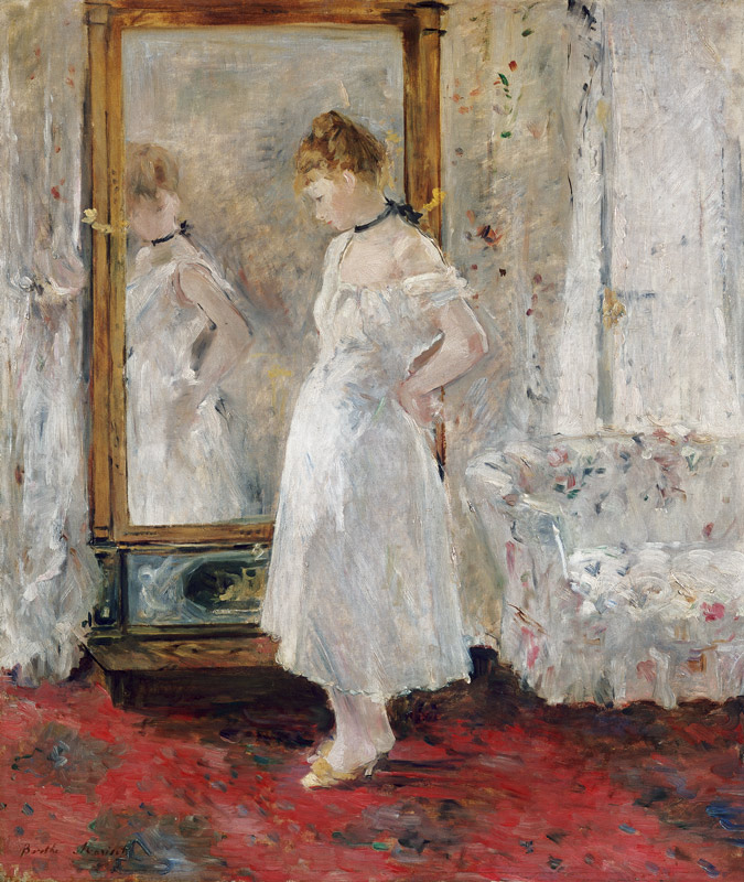 Devant le miroir - Berthe Morisot