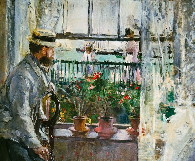 Eugene Manet sur l'île Wight. à Berthe Morisot
