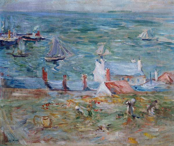 The Port of Gorey on Jersey à Berthe Morisot