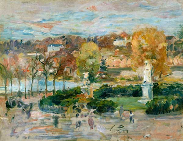 Landscape in Tours à Berthe Morisot