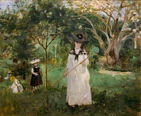 B.Morisot / Chasse aux papillons