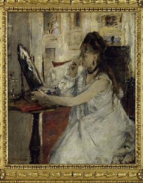 B.Morisot / Jeune femme se poudrant 1877