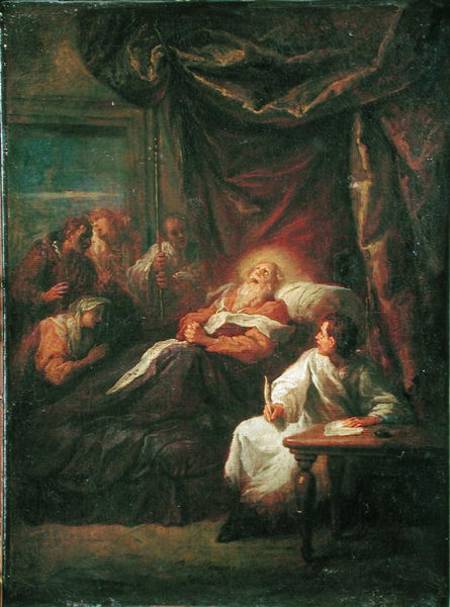 The Death of St. Ambrose à Bon de Boulogne