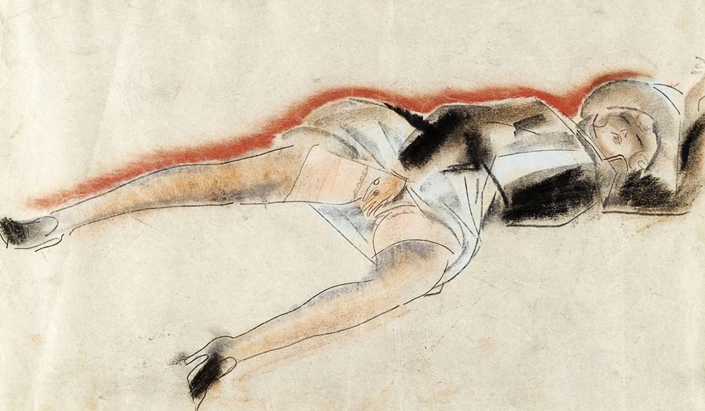 Erotic Drawing à Boris Dimitrijew. Grigorjew