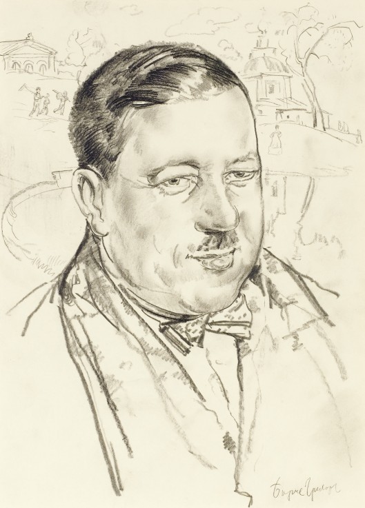 Portrait of the artist Ilya Mashkov à Boris Dimitrijew. Grigorjew