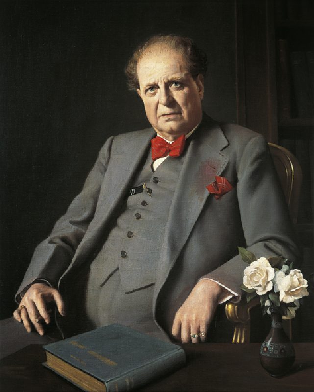 Portrait of Pietro Mascagni (Livorno, 1863-Rome 1945), 1939, by Bruno Croatto (1875-1948). Italy, 20 à Bruno Croatto