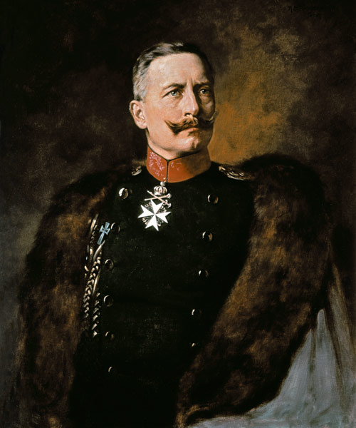 Portrait von Kaiser Wilhelm II (1859-1941)  à Bruno Heinrich  Strassberger 