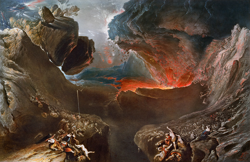 The Great Day of His Wrath (after John Martin) à C. Mottram