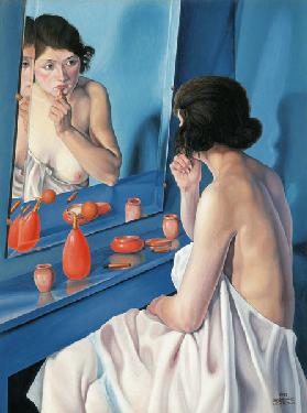 Femme devant le miroir