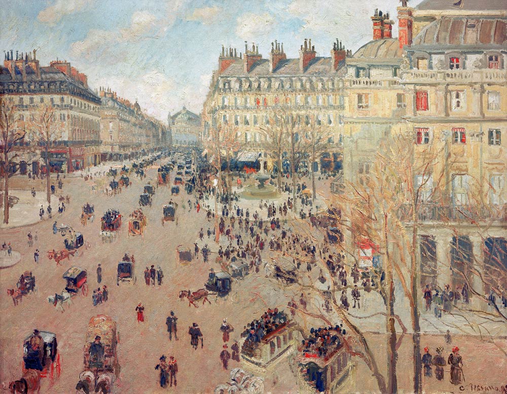 Pissarro / Place du Théâtre Français à Camille Pissarro