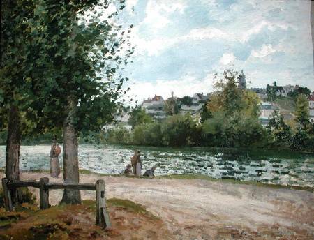 The Banks of the Oise at Pontoise à Camille Pissarro