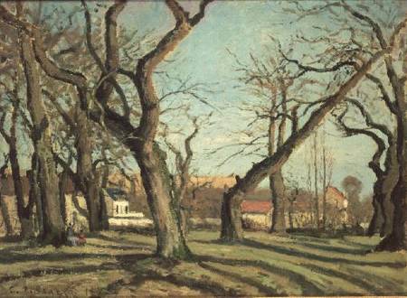 Chestnut Trees at Louveciennes à Camille Pissarro