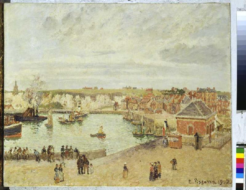 Le port des Dieppe à Camille Pissarro