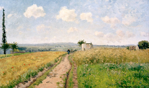 Pissarro / June Morning near Pontoise à Camille Pissarro