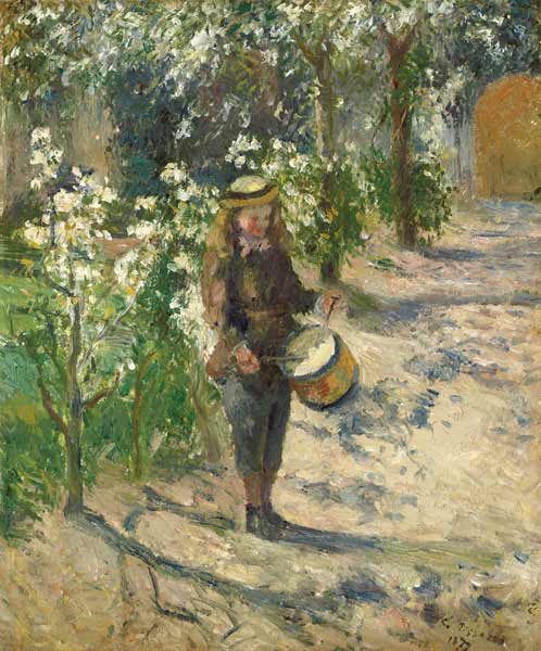 Kind mit Trommel à Camille Pissarro
