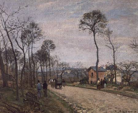 The Road from Louveciennes à Camille Pissarro