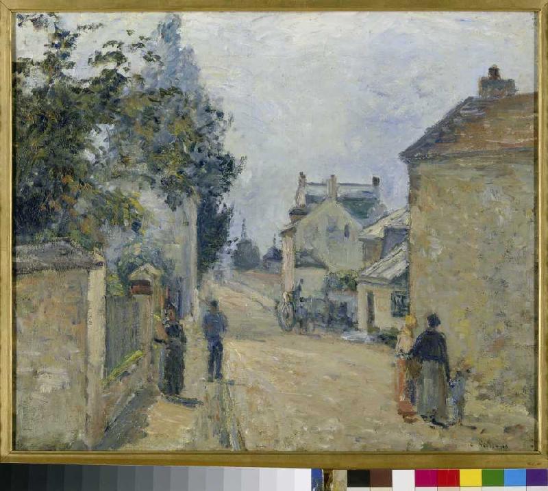 Route dans l'ermiteage, Pontoise à Camille Pissarro