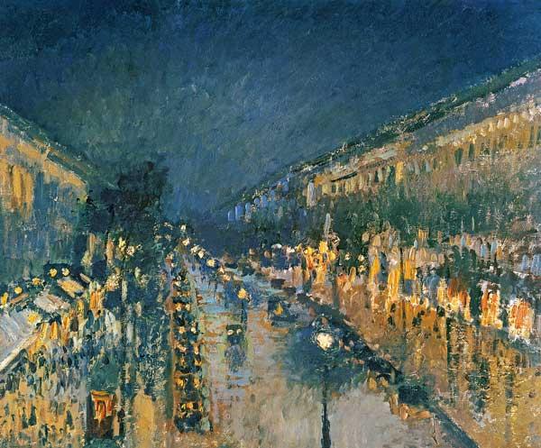 boulevard Montmartre, la nuit Ohne Jahr