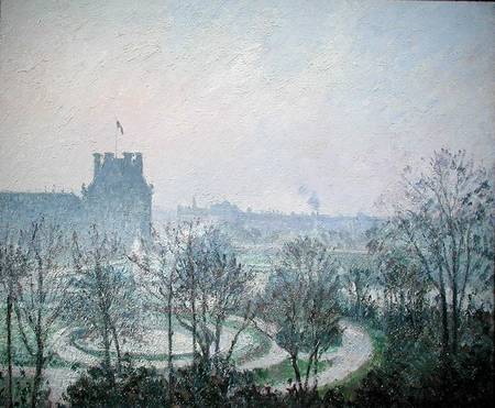White Frost, Jardin des Tuileries à Camille Pissarro