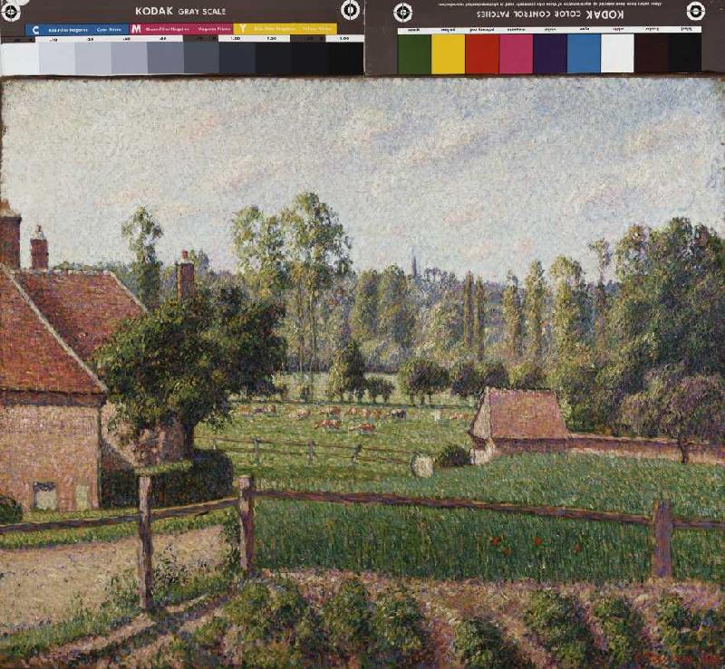 Wiese in Eragny à Camille Pissarro