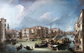 Le Canal Grande à Venise avec le pont Rialto