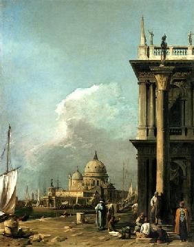 Entrance tonne grand Canal the from Piazzetta the
